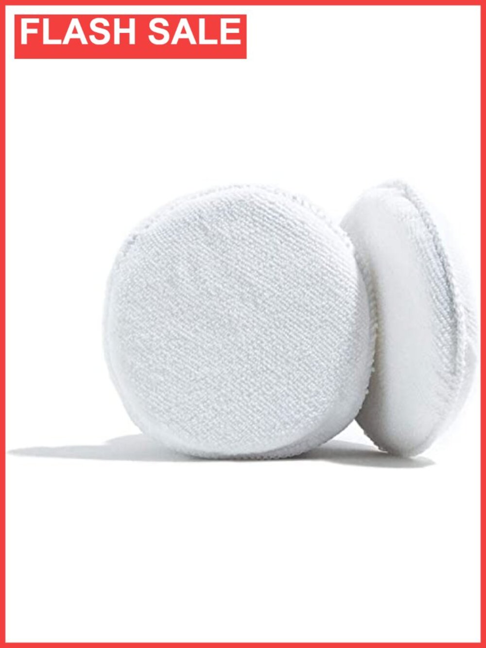 Microfiber Leather Applicator Sponges 2 Pack Reusable Cleaning Pads
